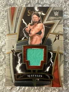 2022 WWE Select -  Sparks Patch - AJ Styles - Picture 1 of 2