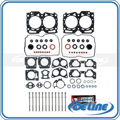 Комплект болтов с прокладкой головки для 99–03 Subaru Impreza Forester Legacy Outback 2,5 л SOHC - Изображение 1 из 4