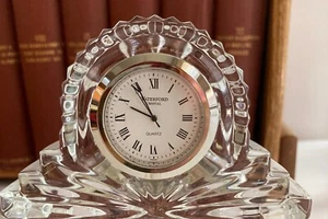 Vintage Waterford Crystal 2,5" Uhr • Funktioniert, hält aber keine genaue Zeit - Bild 1 von 2