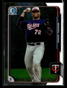 2015 Bowman #BCP33 Miguel Sano Chrome Prospects Card Minnesota Twins - Picture 1 of 2