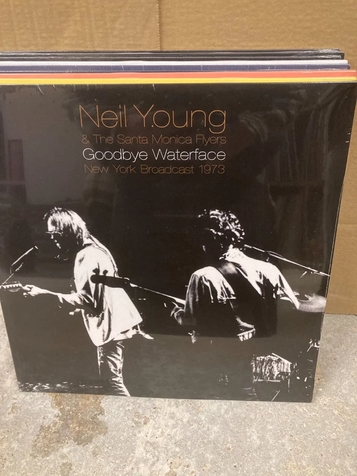 NEIL YOUNG & THESANTA MONICA FLYERS GOODBYE WATERFACE 2 x LP, NEW & SEALED - Image 1 of 1