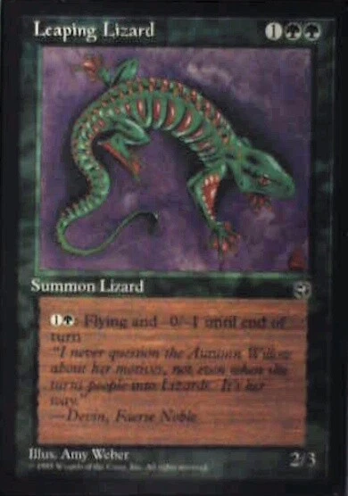 Leaping Lizard - Homelands: #90, Magic: The Gathering Nm R124 - Image 1 of 1