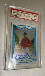 2008 Bowman Chrome Prospects Auto Daniel Bard #BCP259 Rookie Auto RC - Picture 1 of 2