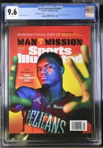Zion Williamson SPORTS ILLUSTRATED First Cover November 2022 Newsstand CGC 9.6 - Picture 1 of 2
