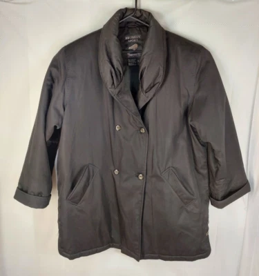 Chaqueta Abrigo Bromley Sport Thermolite Mujer Negra Doble Pecho Guisante Talla XL Foto 1 de 4