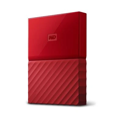 Red 3TB Western Digital My Passport Portable Hard Drive USB 3.0 WD d5 - Image 1 of 4