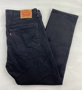 Levis 501 Original Fit Straight Mens 36X30 Black Jeans Non-Stretch 100% Cotton - Picture 1 of 9