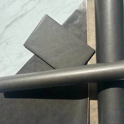 ITS ALL ECO Wrapping Paper Black Lined 50CM Wide Eco Friendly, 100% Recycled Kraft |