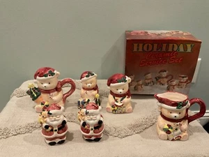 Juego de servicio de cerámica vintage Family Dollar Holiday osos de Navidad - Imagen 1 de 16
