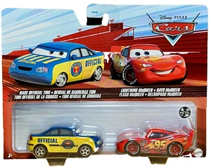 Disney Pixar Cars Lightning McQueen Race Official Tom Metal Series 2-Pack 2021 - Picture 1 of 6