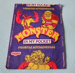 MONSTER IN MY POCKET vintage PUSTY pakiet naklejek ARGENTINA Cromy 1992 MIMP #1 - Zdjęcie 1 z 2