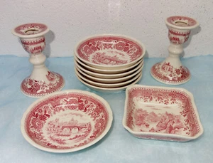 Villeroy & Boch Burgenland rot Kerzenständer, Schalen - Teile zur Auswahl - Bild 1 von 6
