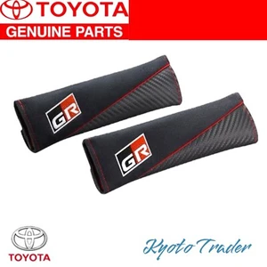TOYOTA Genuine GR Seatbelt Cover 2 Qty GR86 Yaris Supra Copen Land Cruiser JDM - Bild 1 von 6