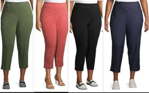 Damen Übergröße Hose, Terra & Sky dünne Millennium Knöchelhose, Größe: 0X bis 4X - Bild 1 von 26