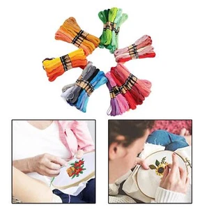 100pcs Embroidery Thread Cotton Floss Decoration Tassels Cross Stitch - Picture 1 of 7