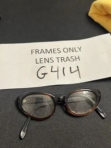 BAUSCH & LOMB Vintage 50s Clear Black Cat Eye Eyeglasses-5 1/2, 48-20 G414 - Picture 1 of 7