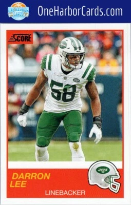 2019 Score New York Jets #161 Darron Lee - Image 1 of 2