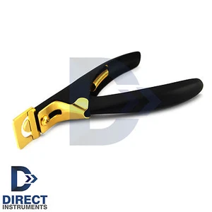 Gold Tip Manicure Nail Art Cutter Acrylic UV False Nail Edge Clipper Trimmer New - Picture 1 of 2