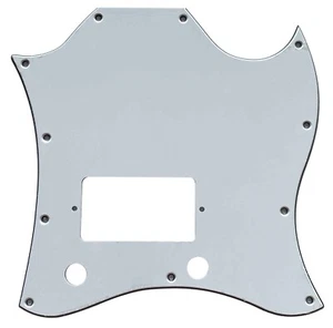 For Gibson SG Standard Single Humbucker Guitar Pickguard,3 Ply White - Picture 1 of 5