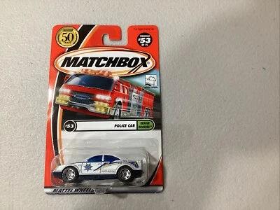 Matchbox #53 Police Car Rescue Rookies - Image 1 of 4