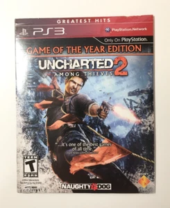 Uncharted 2 Among Thieves Edición Juego del Año Grandes Éxitos PS3 Funda Nuevo - Imagen 1 de 2