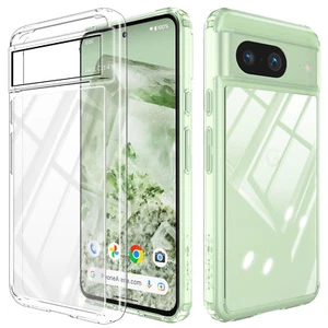Funda protectora híbrida de lujo TPU transparente a prueba de golpes para Google Pixel 8 Pro - Imagen 1 de 13