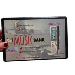 Diasonic DDR-3000 Digital Voice Recorder and MP3 Player 128MB - Picture 1 of 4