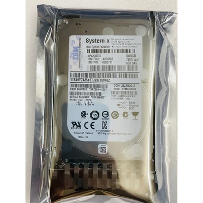 IBM 500GB 7200 RPM 2.5" 6GBps SAS Hard Drive 42D0708 42D0711 42D0707 HDD - Image 1 of 4