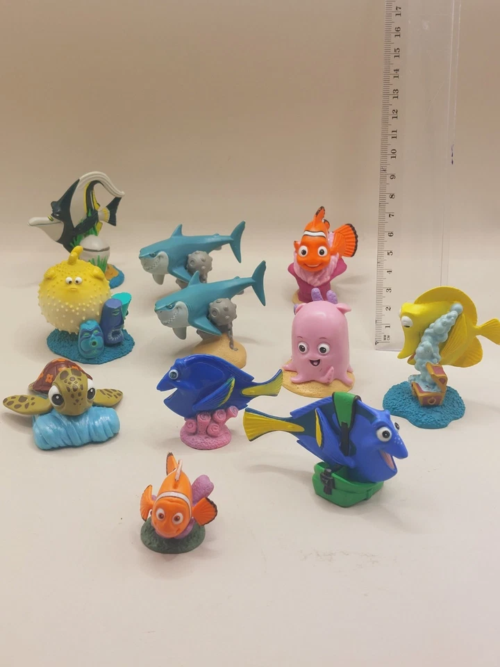 Disney Pixar Figuren Findet Nemo Findet Dorie 11 Stück Paket Original Disney - Bild 1 von 4
