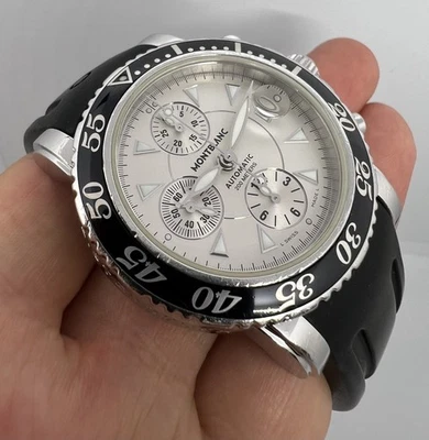 MONTBLANC MEISTERSTUCK CHRONOGRAPH DIVER AUTOMATIC REF 7034  MEN'S WATCH 41 mm - Image 1 of 4