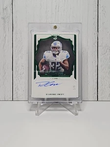 2020 Flawless - Rookie Shadow Signatures D'Andre Swift #RSS-DAS Emerald /5 - Bild 1 von 2