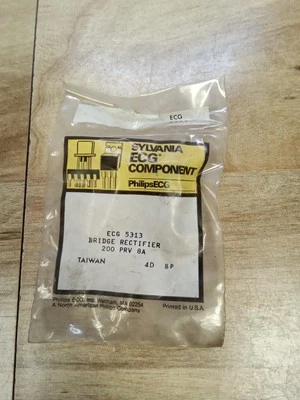 Sylvania ECG 组件 Philips ECG5313 桥式整流器 200 PRV 8A — 第 1/4 张图片