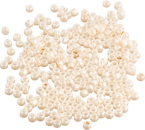 Zierliche kleine Glasperlen, 1,60 gm, Creme - Bild 1 von 1