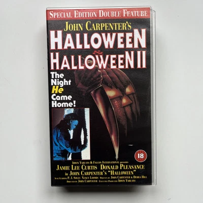Halloween 1 & 2 Special Edition Double Feature VHS Video- John Carpenter - 1992 - Image 1 of 4