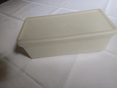 Tupperware Großer Vorratsbehälter Gefrierbehälter Brot-Transportbehälter Vintage - Bild 1 von 4