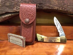 CASE XX USA 59L SS Hunting Heritage Collection Folding Knife Sheath - Picture 1 of 11