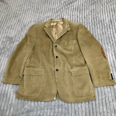 Vintage Orvis Corduroy Elbow Patch Jacket Beige Brown - Image 1 of 4