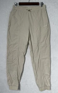 Wilo The Label Anthropology Beige Windbreaker Parachute Pants Women’s Size M - Picture 1 of 12