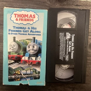 Thomas the Tank Engine His Friends Get Along VHS Video Tape VTG Train RARE Tape - Bild 1 von 2