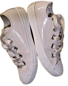 Size 6 - Converse Chuck Taylor All Star Big Eyelets Low Pink - Picture 1 of 10