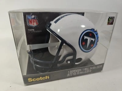 NFL Tennessee Titans Casco de Fútbol Americano Cinta Escocesa Recargable Dispensador de Escritorio  Foto 1 de 4