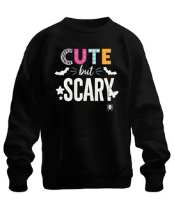 Sudadera unisex Cute but Scary Halloween dulce niña murciélago araña - Imagen 1 de 25