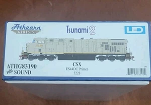 Athearn HO ES44DC con CCC y sonido Tsunami, CSX/primer #5228 - Imagen 1 de 2