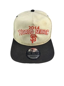New Era San Francisco Giants 2014 World Series Off White Golfer Baseball Hat - Picture 1 of 7