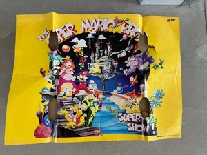 Super Mario Bros Super Show Poster 1989 Scholastic Hot Dog RARE 15.5 x 21 RARE - Picture 1 of 12