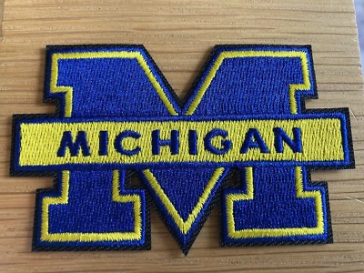 Parche bordado de hierro de Wolverines de la Universidad de Michigan gran idea de regalo Foto 1 de 4