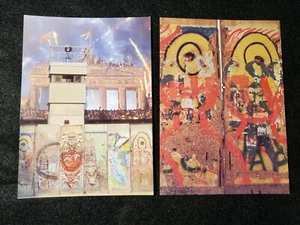 Die Berliner Mauer @ Newseum - Postkarte - Freedom Park, Arlington VA (2er Set) - Bild 1 von 2