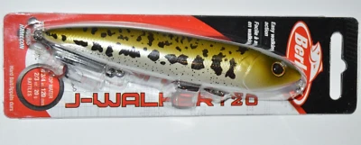 berkley j-walker 120 walk d dog topwater bass lure 4.75" baby bass Justin Lucas - Image 1 of 4