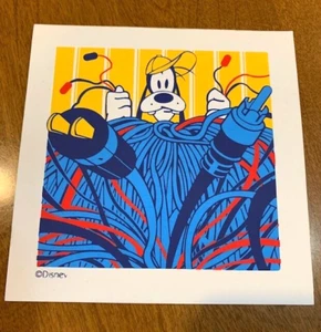 DISNEY D23 EXPO 2015 CYCLOPS Short Films Collection Mini 5X5" LITHOGRAPH Goofy - Picture 1 of 2
