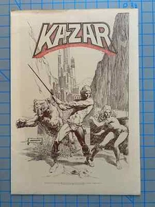 Cartera e impresiones firmadas Kazar Brent Eric Anderson edición limitada Marvel - Imagen 1 de 9